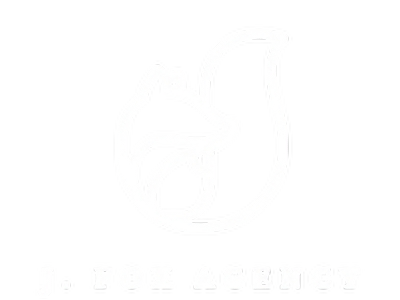 J. Fox Agency logo displayed in the website footer